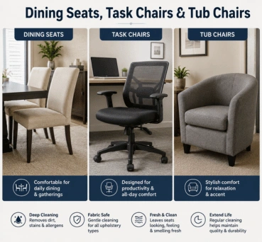 On-site Dining Chair Cleaning in Braybrook